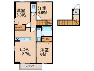 フェリシアの物件間取画像